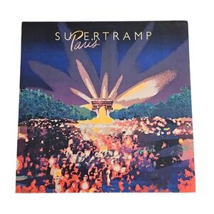 Supertramp Paris 12x12 Album Flat Promo Poster 1980s Record Store Display‎ Rock